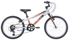 Купити Велосипед 20" Apollo NEO 6s boys Brushed Alloy / Black / Orange Fade з доставкою по Україні