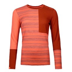 Термофутболка Ortovox 185 Rock'n'Wool Long Sleeve Wms Coral (оранжевий), XS