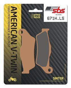 Колодки тормозные SBS High Performance Brake Pads, Sinter (671H.LS)
