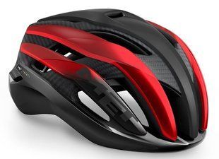 Шлем MET TRENTA 3K CARBON CE BLACK RED METALLIC | MATT GLOS S (52-56)