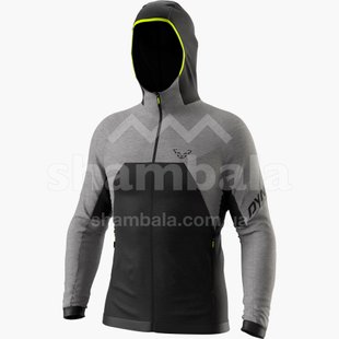 Чоловіча флісова кофта з рукавом реглан Dynafit Tour Wool Thermal M Hoody, gray/black, M (71362/0541 M)