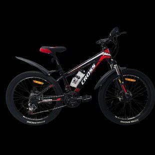 Купити Велосипед Cross FAST 24" 12" Чорний-Червоний-Білий з доставкою по Україні