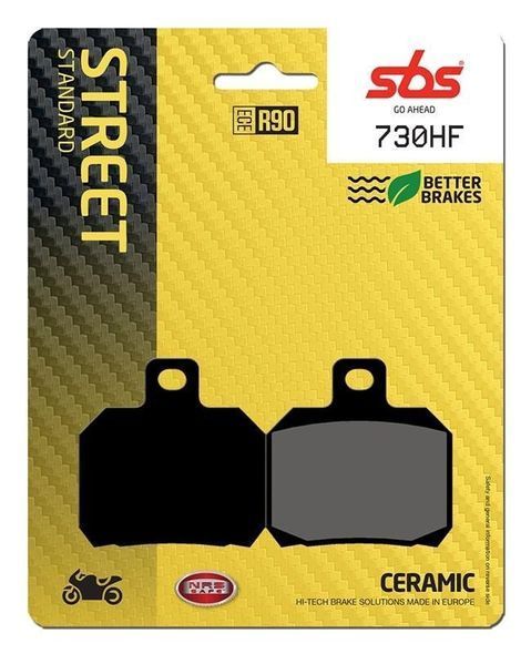 Тормозные колодки SBS Standard Brake Pads, Ceramic (730HF)