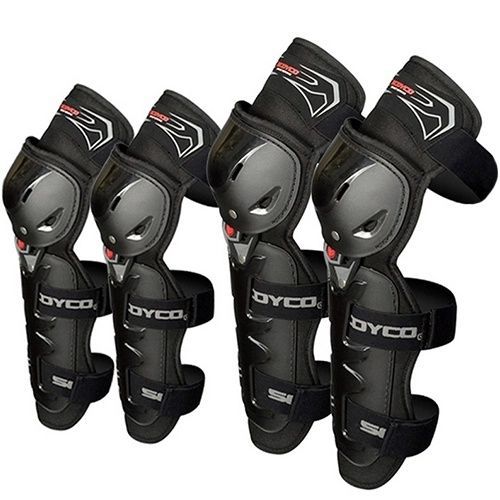 Наколенники и налокотники Scoyco K11H11 чёрные, One Size