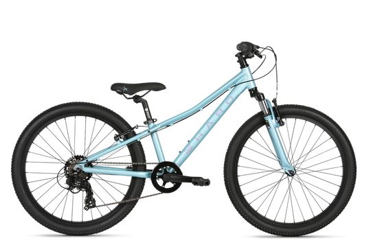 Купити Велосипед підлітковий 24" Haro 2021-23 Flightline Ixia / Purple, блакитний з доставкою по Україні