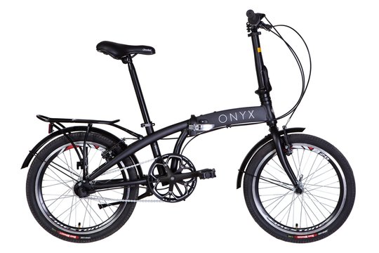 Купити Велосипед складний 20" Dorozhnik Onyx планетарка AL Vbr 2022 чорний з доставкою по Україні