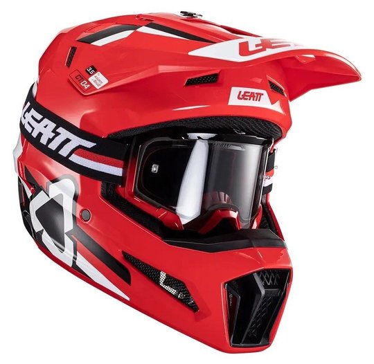 Шолом LEATT Helmet Moto 3.5 + Goggle (Red), M