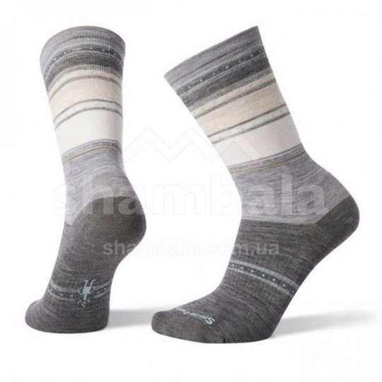 Купити Wm's Sulawesi Stripe Crew шкарпетки жіночі (Light Gray, M) з доставкою по Україні