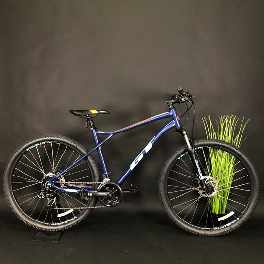 Купити Велосипед гірський 29" GT Aggressor Sport L", синій з блакитним 2020 з доставкою по Україні