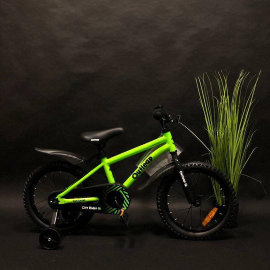 Купити Велосипед дитячий 16" Outleap City Rider AL 2021, салатний з доставкою по Україні