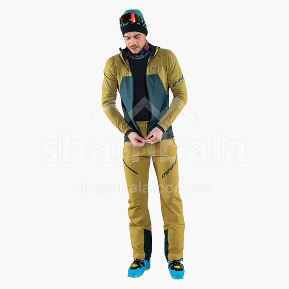 Мужская флисовая кофта с рукавом реглан Dynafit Tour Wool Thermal M Hoody, grey/black, M (71362/0541 M), M, Комбінований