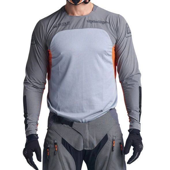 Мото джерсі TLD Scout SE Jersey Systems [GRAY/NEON ORANGE] SM