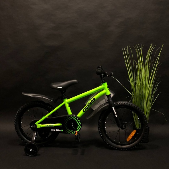 Купить Велосипед детский 16" Outleap City Rider AL 2021, салатовый с доставкой по Украине