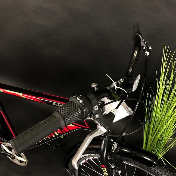Купити Велосипед міський 26" Discovery Prestige Man ST vbr 18" рама 2020, чорно-червоний з доставкою по Україні
