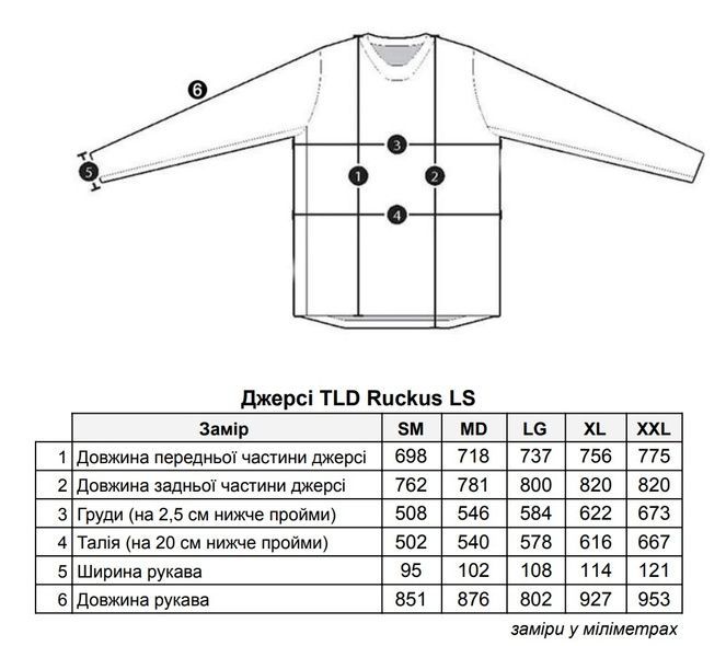 Купити Джерсі TLD RUCKUS LS RIDE TEE [BOLTS CARBON] XL з доставкою по Україні