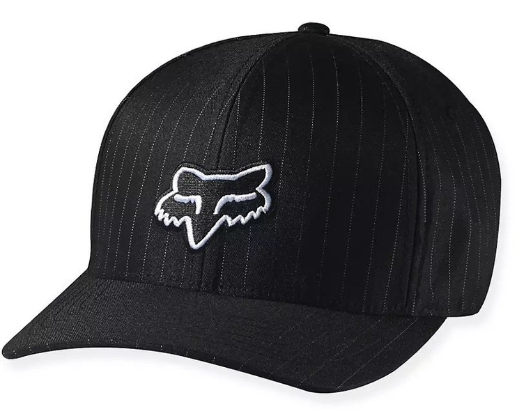 Кепка FOX Legacy Flexfit Hat (Black Pinstripe), S/M