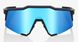 Очки Ride 100% SPEEDCRAFT - Matte Black - HiPER Blue Multilayer Mirror Lens, Mirror Lens