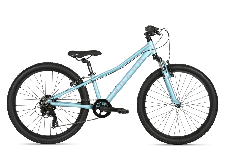 Купить Велосипед подростковый 24" Haro 2021-23 Flightline Ixia / Purple, голубой с доставкой по Украине