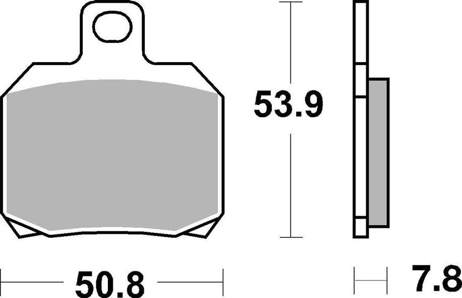 Тормозные колодки SBS Standard Brake Pads, Ceramic (730HF)