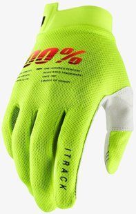 Дитячі перчатки 100% ITRACK Youth Glove (Fluo Yellow), YL (7)