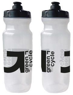 Купити Фляга 0,75 Green Cycle GBT-517 зі збільшенним клапаном, прозора з чорним з доставкою по Україні