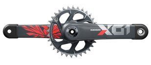 Купить Шатуни SRAM X01 Eagle Superboost+ DUB 12s 165 w Direct Mount 32T X-SYNC 2 Chainring Lunar Oxy Red (DUB Cups/Bearings not included) C3 с доставкой по Украине