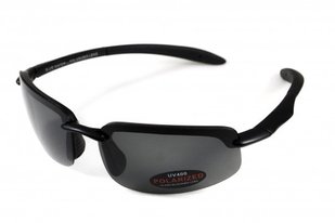 Окуляри поляризаційні BluWater Ty-Phoon polarized (gray), чорний