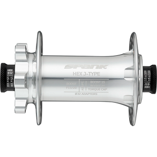 Купити Втулка передня SPANK HEX J-TYPE Boost F15/20, Raw Silver з доставкою по Україні