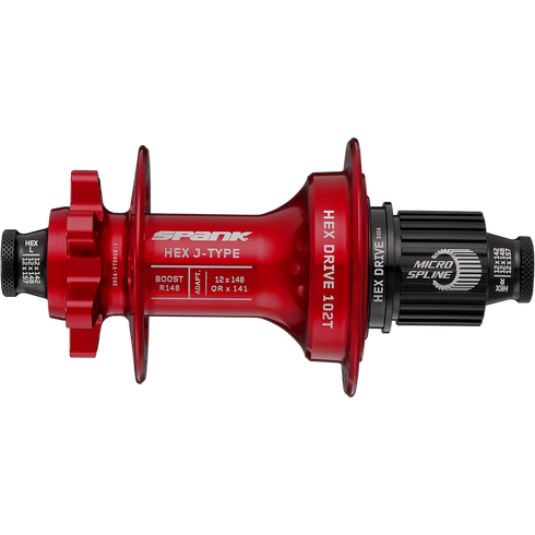 Купити Втулка задня SPANK HEX J-TYPE Boost R148 HG 32H, Red з доставкою по Україні