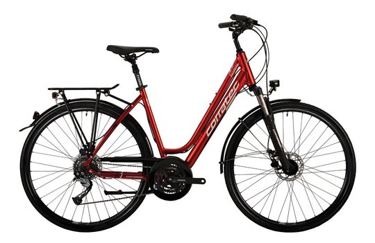 Купити Велосипед міський Corratec HARMONY LADY, w.red/silver/m.blk 2018 з доставкою по Україні
