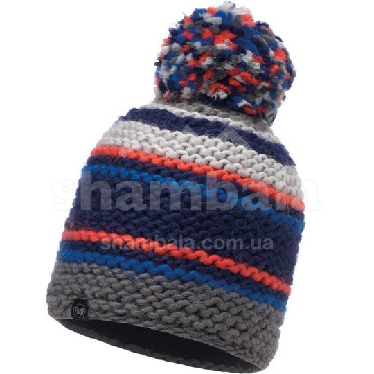 KNITTED & POLAR HAT DORIAN blue ink, One Size, Шапка, Синтетичний