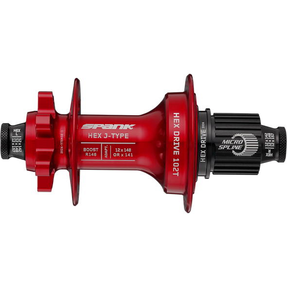 Купить Втулка задняя SPANK HEX J-TYPE Boost R148 HG 32H, Red с доставкой по Украине