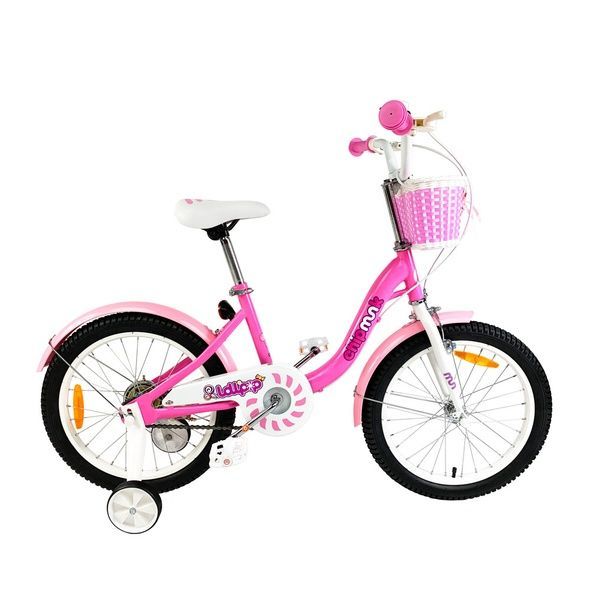 Купить Велосипед детский RoyalBaby Chipmunk MM Girls 18", OFFICIAL UA, розовый с доставкой по Украине