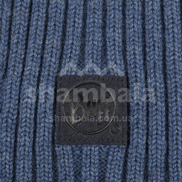 Шарф-труба Buff Knitted Neckwarmer Comfort Norval, Denim (BU 124244.788.10.00), One Size, Шарф-труба (Бафф), Вовна