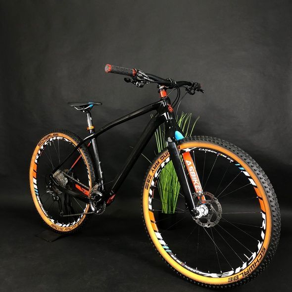 Купить Велосипед б/у 29" AS Bikes carbon, 19 рама, черный с доставкой по Украине