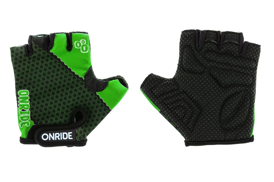Купить Перчатки детские ONRIDE Gem Черный-зеленый 3-4 с доставкой по Украине