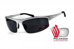 Окуляри поляризаційні BluWater Alumination-5 Silver Polarized (gray) сірі
