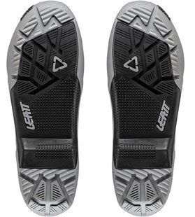 LEATT Sole GPX 4.5 / 5.5 Boots ENDURO Pair (Grey/Black), 8.5