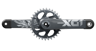 Купить Шатуни SRAM X01 Eagle Superboost+ DUB 12s 165 w Direct Mount 32T X-SYNC 2 Chainring Lunar Polar Black (DUB Cups/Bearings not included) C3 с доставкой по Украине