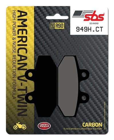 Колодки гальмівні SBS High Power Brake Pads, Carbon (934H.CT)