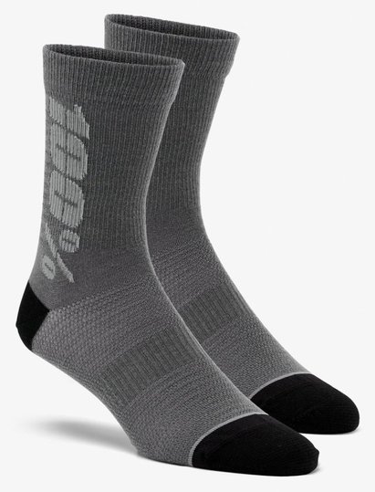 Купити Шкарпетки Ride 100% RYTHYM Merino Wool Performance Socks (Grey), S/M (24006-457-17) з доставкою по Україні