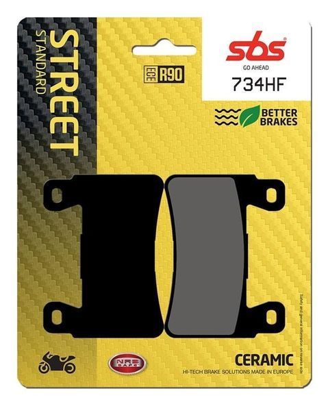 Гальмівні колодки SBS Standard Brake Pads, Ceramic (734HF)