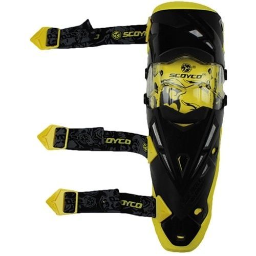Наколенники Scoyco K12 жёлтый/чёрный, One Size