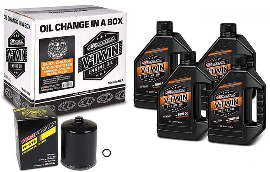 Комплект Maxima V-TWIN SPORTSTER Quick Change Kit - Mineral (Black), 20w-50