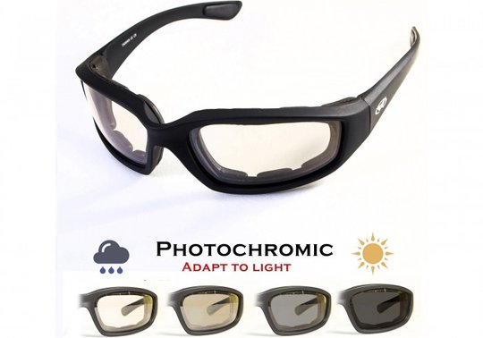 Очки защитные фотохромные Global Vision KickBack Photochromic (clear) прозрачные фотохромные