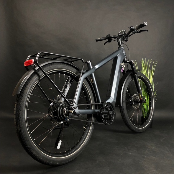 Купити Велосипед вживання 27,5" Raise Muller e-bike Nu Vinchi ремінь, чорний (без зарядки) з доставкою по Україні