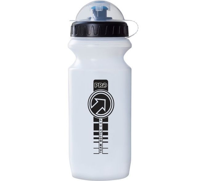 Купити Фляга PRO TEAM 600ml, прозрачна з ковпачком з доставкою по Україні