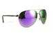 Окуляри захисні відкриті Global Vision Aviator-4 (G-Tech™ purple) фіолетові дзеркальні