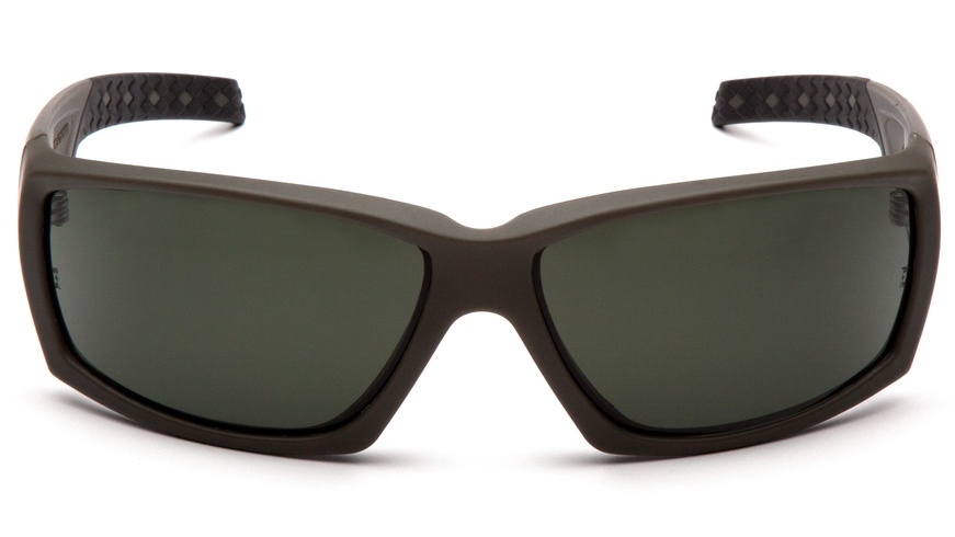 Защитные очки Venture Gear Tactical OverWatch Green (forest gray) Anti-Fog, черно-зеленые в зеленой оправе