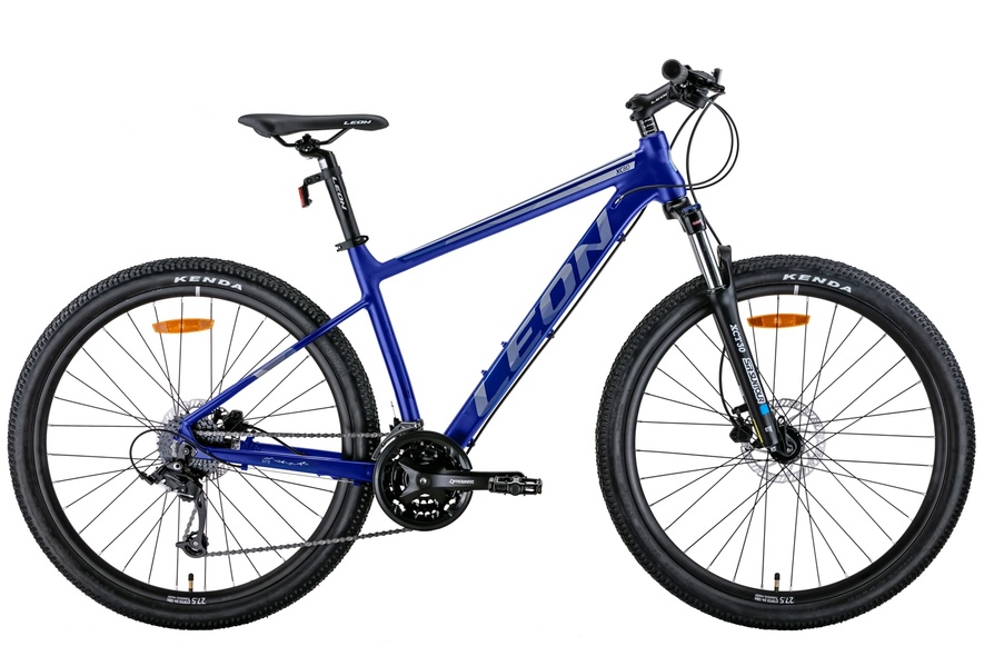 Купити Велосипед 27,5" Leon XC-80 AM Hydraulic lock out HDD 2022 синій із сірим з доставкою по Україні